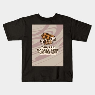 Desserts - Marble-lous cake Kids T-Shirt